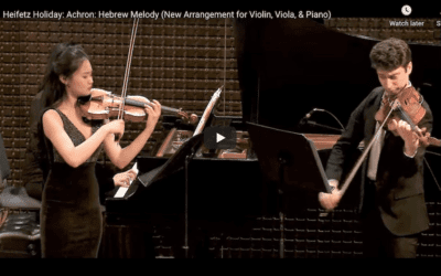 A Hebrew Melody in A New Voice