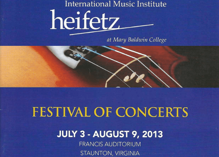 2013 Concert Programs & Playbill