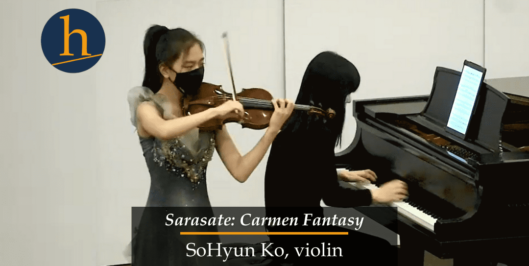 Video of the Week: A Sarasate Sequel from SoHyun Ko
