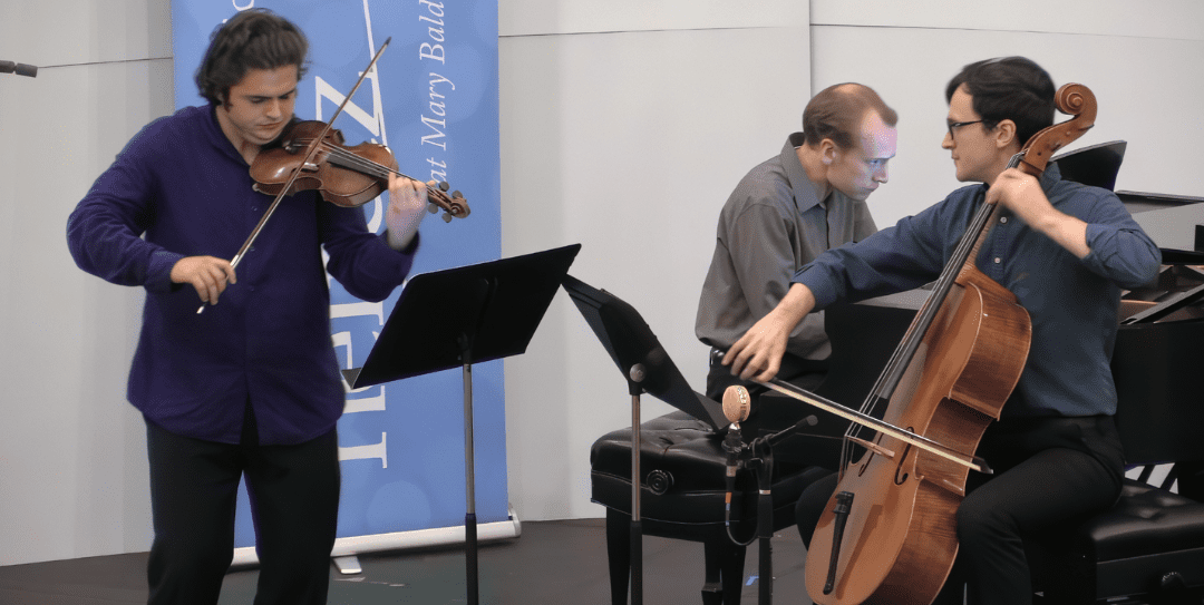 Video Of The Week:  A Schubert Trio to Brighten The World