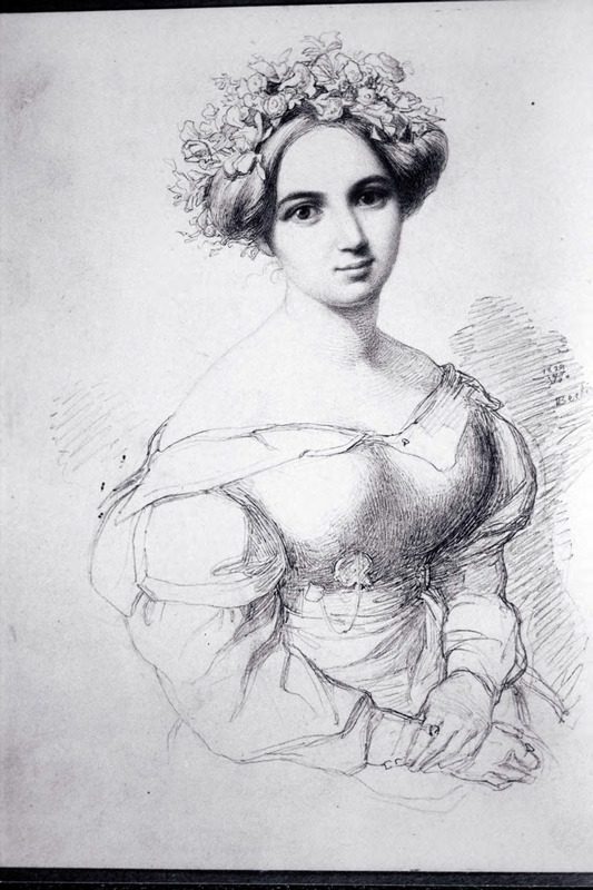 Fanny Mendelssohn by Wilhelm Hensel