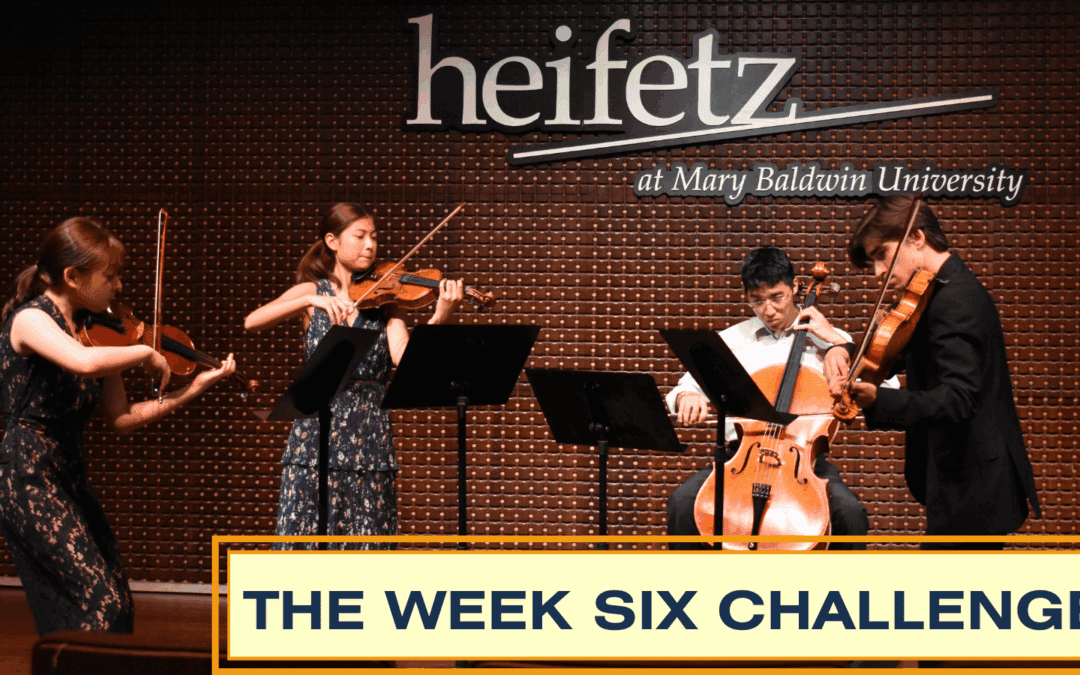 The 2025 Week Six Challenge!